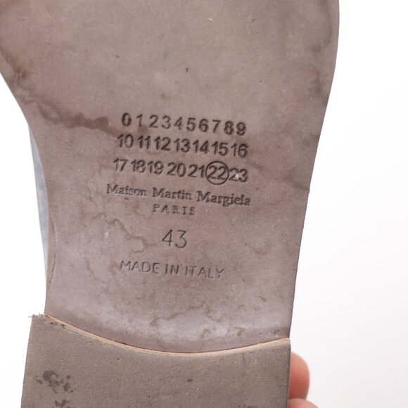 Maison Martin Margelia Washed Leather Men's Eu Size 43 Cap Toe Oxford - Picture 3 of 11